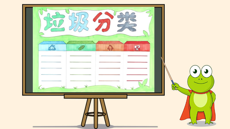 垃圾分类手抄报大全,漂亮的垃圾分类手抄报