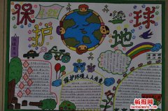 保护地球手抄报