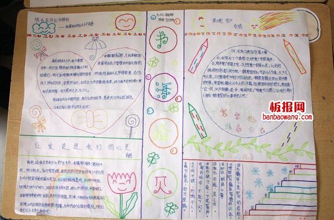 小学生读书日手抄报