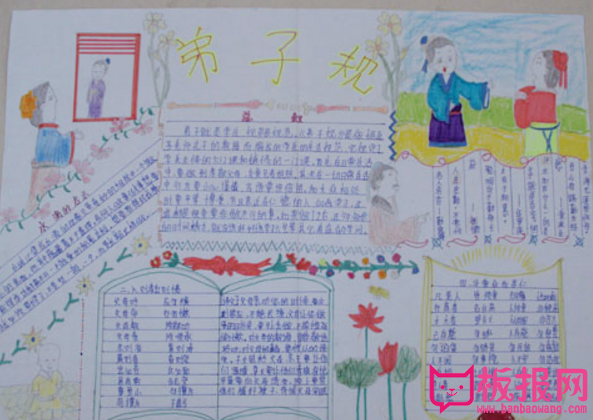 弟子规手抄报，脚踏实地做事