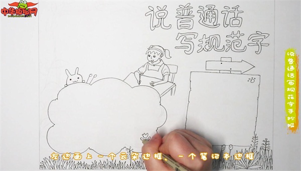 说普通话写规范字手抄报